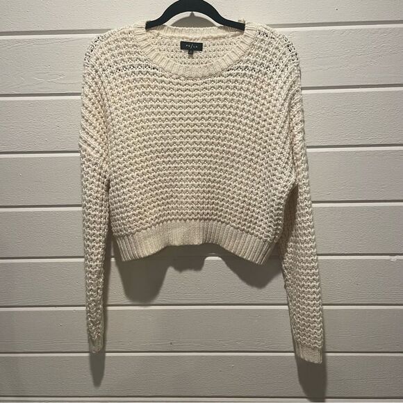 PacSun Sweaters - Pacsun PS/LA Off-White Knitted Sweater size Small